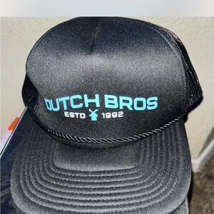 Dutch Bros Black Trucker Hat